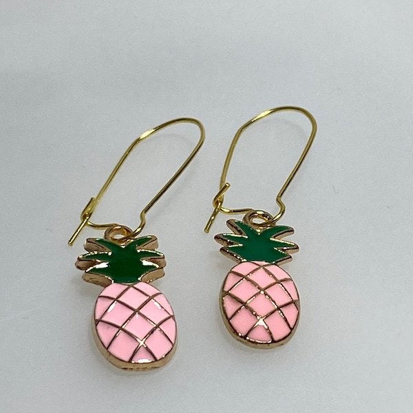 Pink Pineapple Dream Earrings