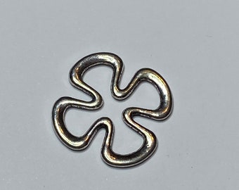 2 pieces connecting part cloverleaf 2.5 x 2.5 cm