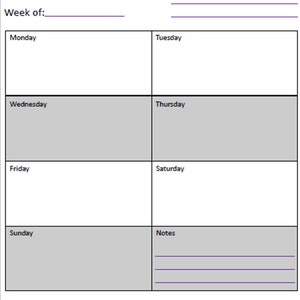 Printable Weekly Planner Printables PDF image 6