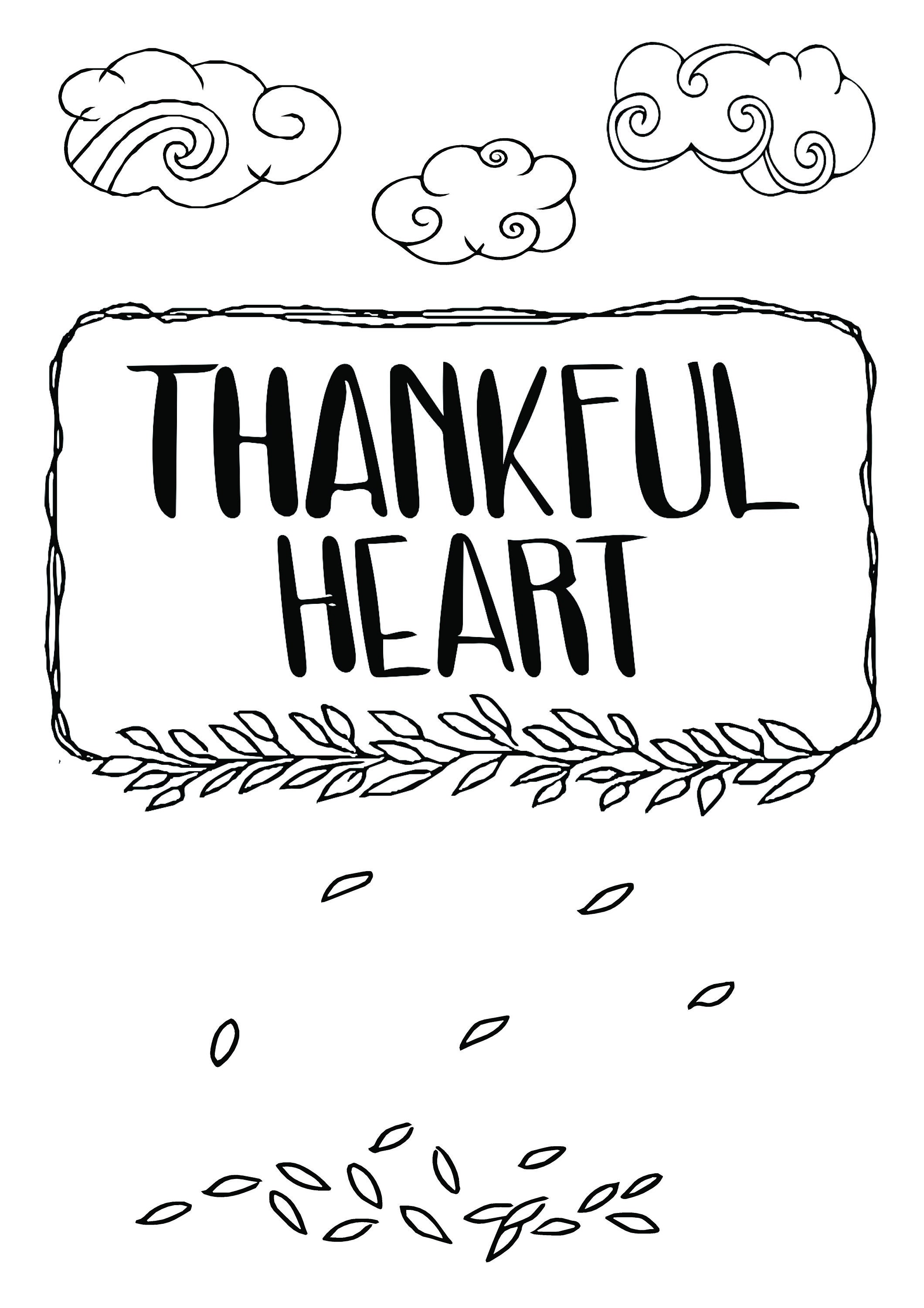 Thankful Heart Templates - Etsy