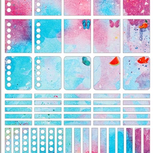 Printable Washi Tape and Stickers PDF image 3