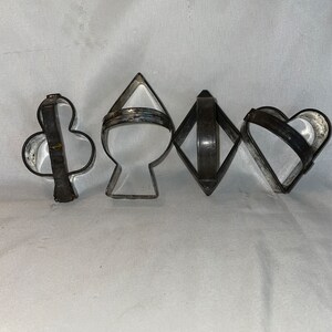 Vintage Small Cookie Cutters Metal Cookie Cutters 