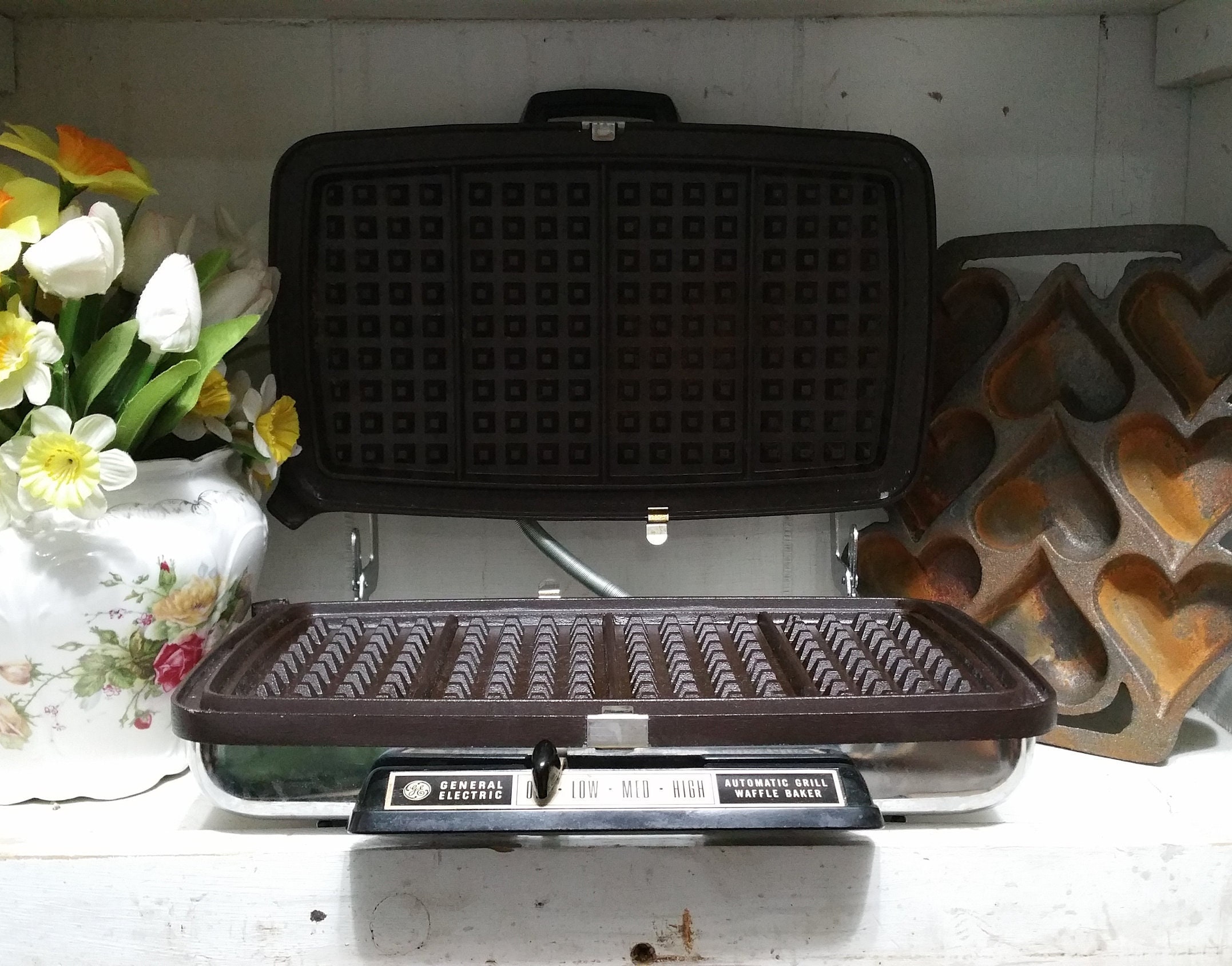 ge belgian waffle maker instructions