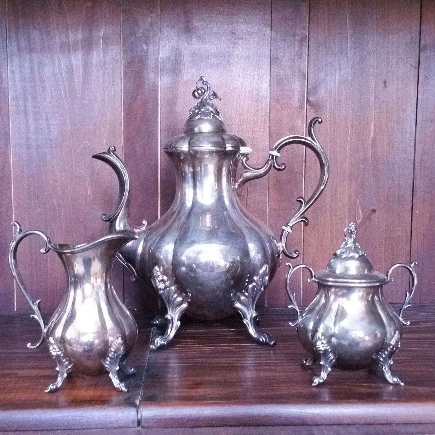 Reed and Barton Victorian Tea Set - Etsy