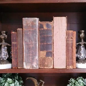 CHOICE European Bibles Old Brown Leather Book German Swedish Religious Library Decor Holy Antique Church Distressed God Foreign Language