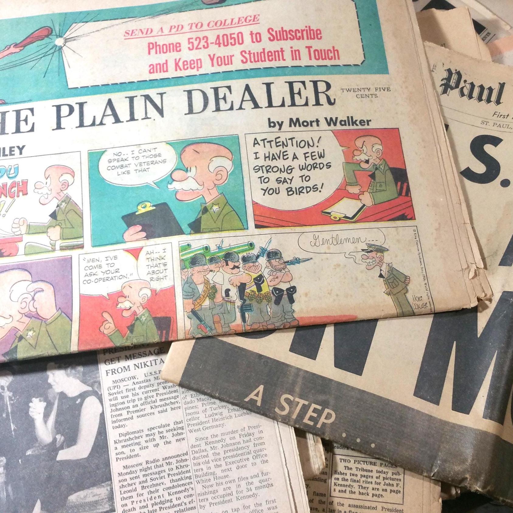 Old Newspaper Comics - Etsy
