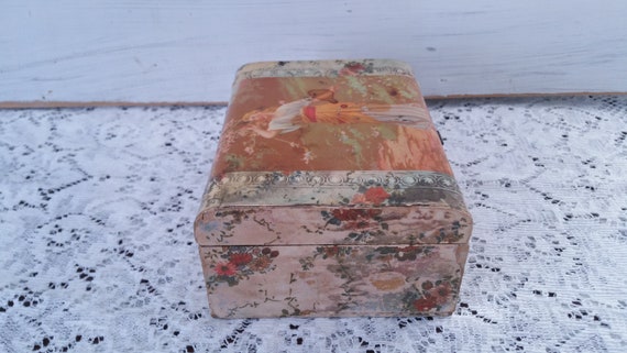 Antique Celluloid Jewelry Box Presentation Victor… - image 3