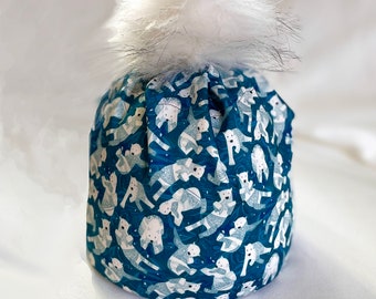 POLAR BEAR PLUNGE- Alpine lined with Pompom.