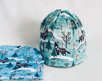 WILD WOLF CALLS - Alpine lined with pompom or Nordic Style 2 colors