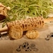 Wizard pattern Embossing Rolling Pin.  Engraved rolling pin for embossed cookies with Wizard pattern. 