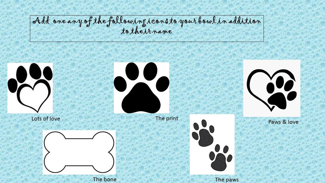 Personalized Elevated Dog Bowl Etsy