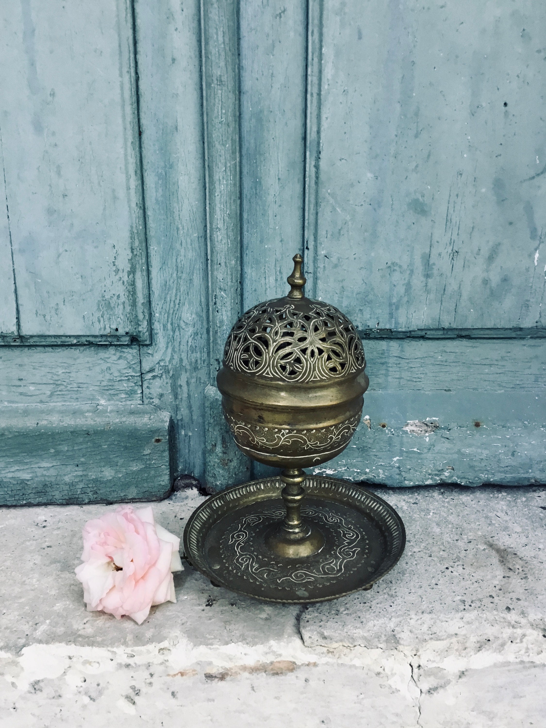 Un Incroyablement Beau Brûleur d'encens Antique de La Renaissance Italienne, Un Vrai Survivant Datan