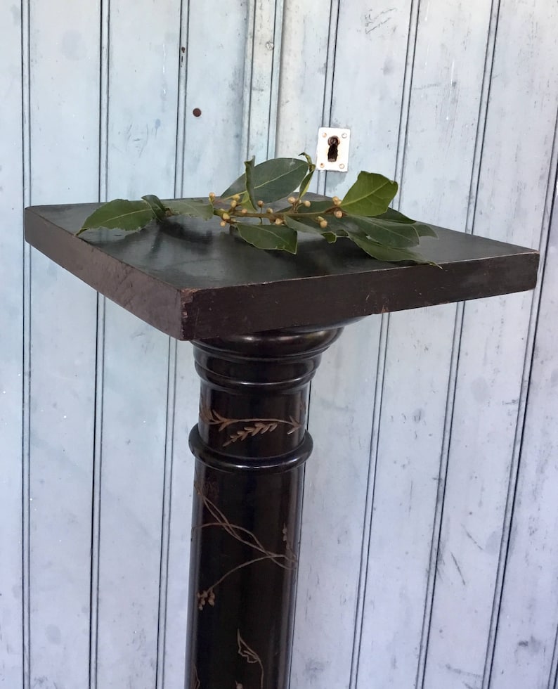 Large Antique French Jardiniere Stand Hand Carved Ebonized - Etsy