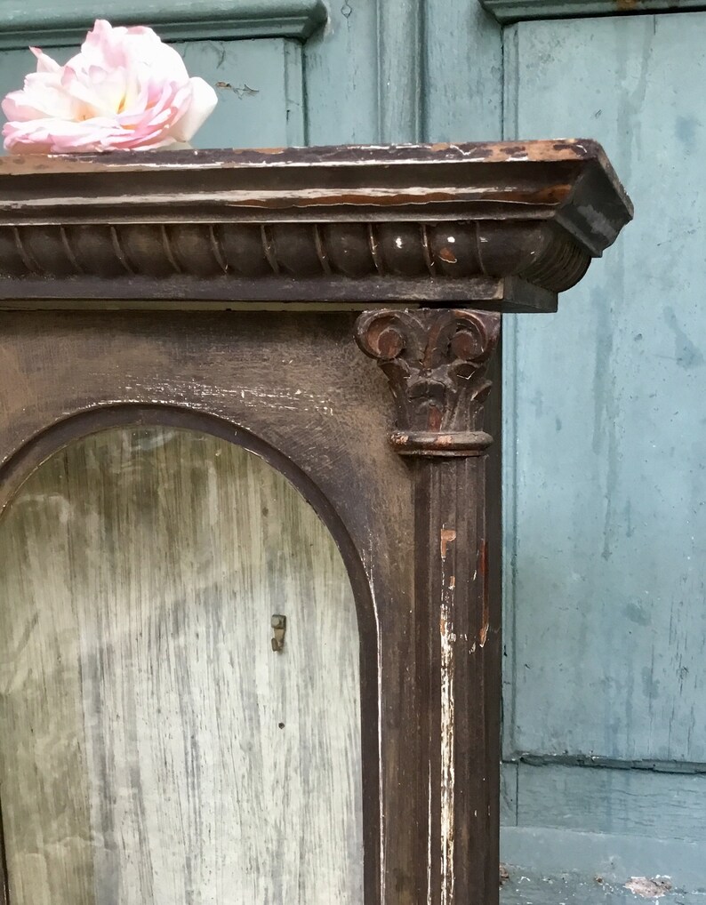 Gabinete de exhibición antiguo fabuloso armario acristalado | Etsy