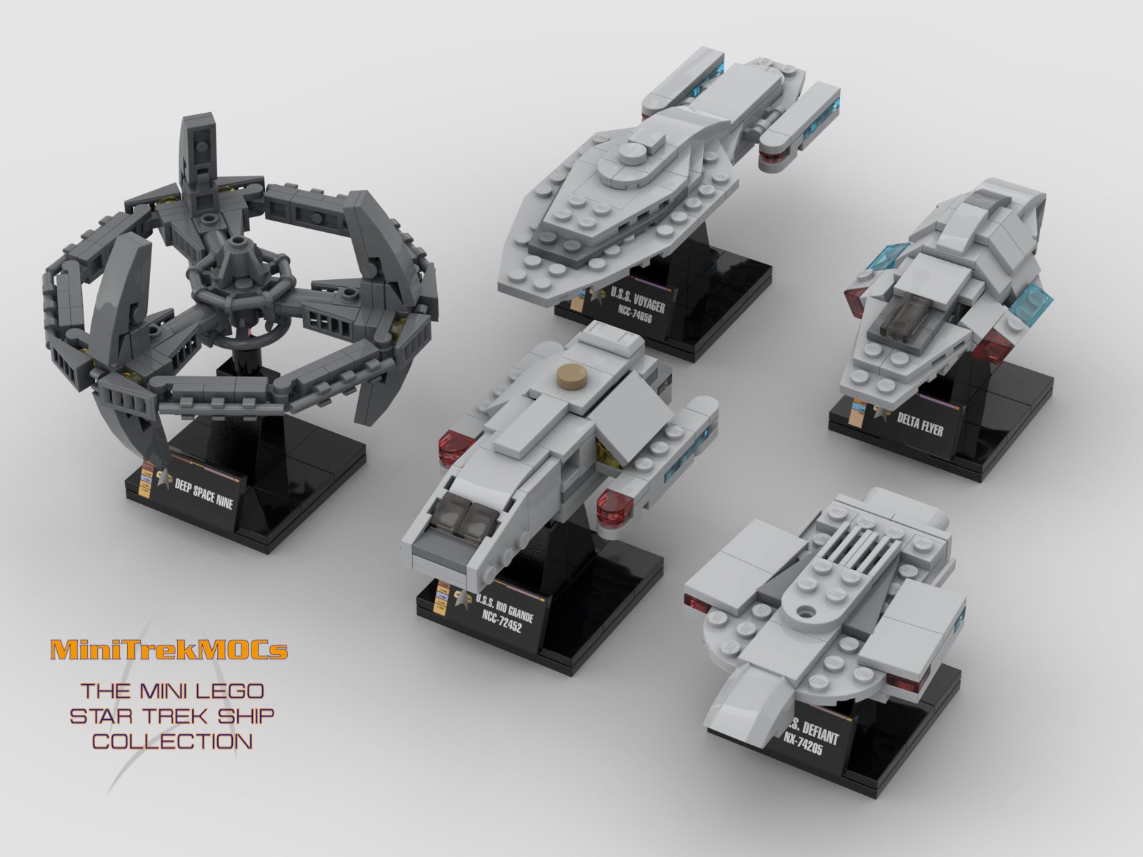 Star Trek 31 Ship Collection Mini LEGO Compatible MOC Etsy