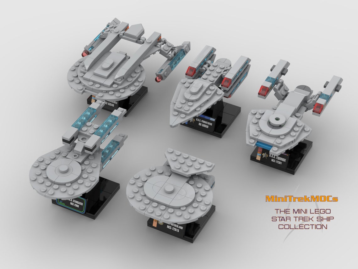Star Trek 31 Ship Collection Mini LEGO Compatible MOC Etsy