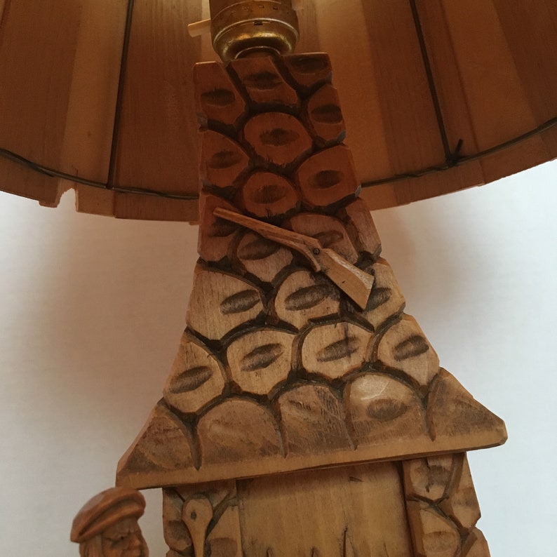 Folk Art Lamp
