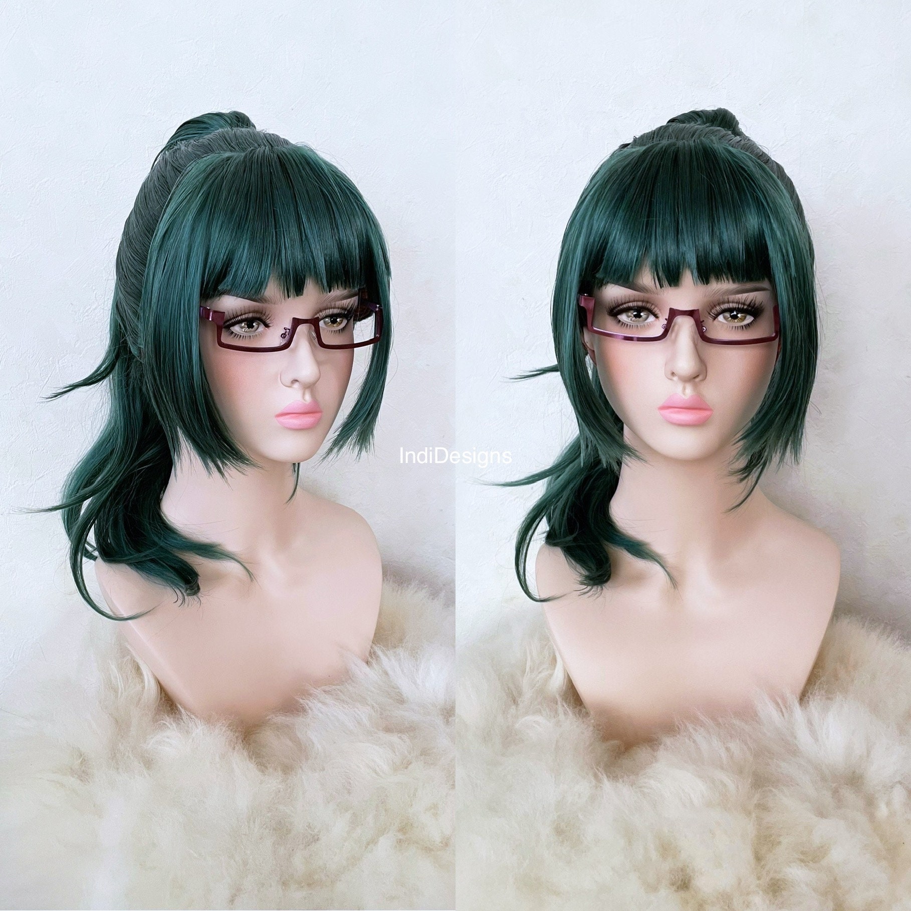 Green cosplay wig online