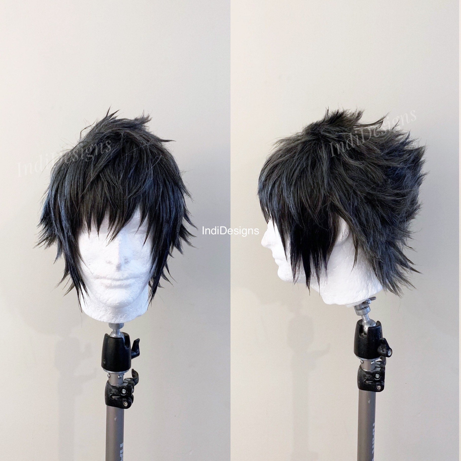 Noctis cosplay wig for big heads