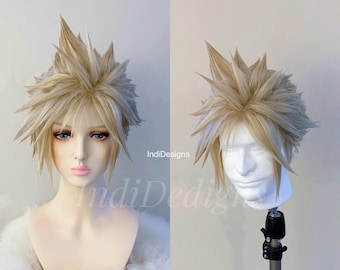 Cloud Strife Final Fantasy 7 Cosplay Spiky Wig - Etsy