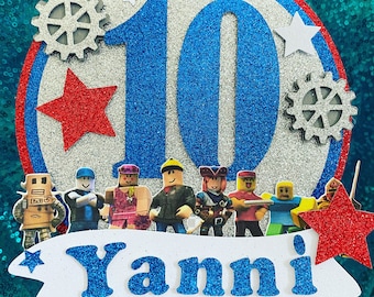 Roblox Gâteau d’anniversaire Topper