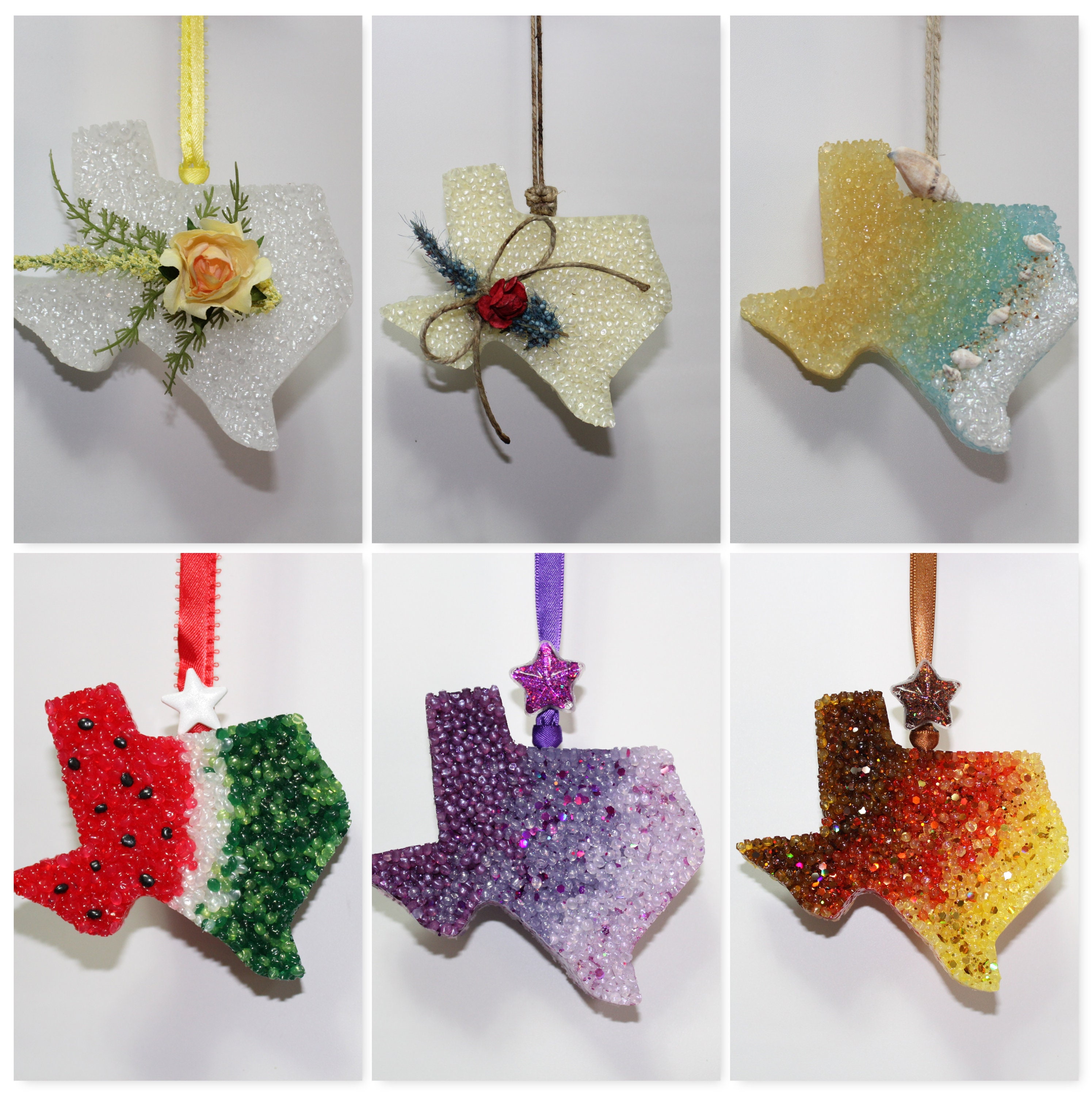 Texas Freshie, Texas Air Freshener, Texas Aroma Bead, Air Freshener, Aroma Bead Freshener