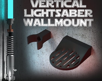 LIGHTSABER WALL MOUNT | Vertical | 4 Colors And Designs | Suitable For All Lightsabers with or without Blades