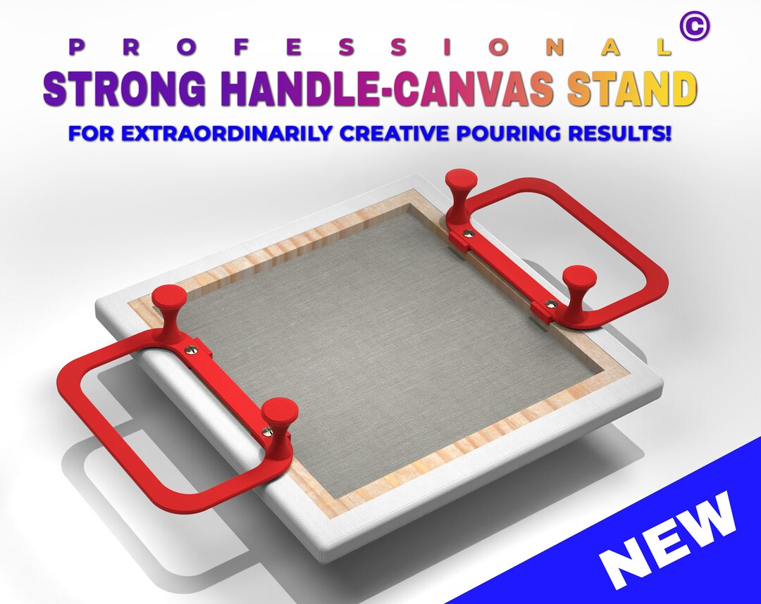 Professional HANDLE CANVAS STAND With Spacers Set of 2 for Etsy
