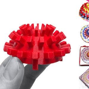 Acrylic pouring tool / cup - hedgehog shape - for extraordinary pouring results!©