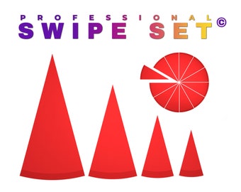 Professional SWIPE TOOL SET©| Set of 1,4,12,48 |for Acrylic pouring | Easy to clean, Reusable, Durable, Sturdy, Environmentally friendly