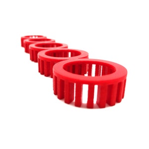 Acrylic pouring tool circle chain red for extraordinary pouring results© image 7