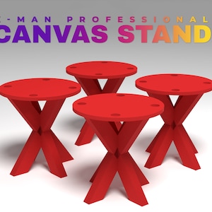 CANVAS STAND "X-MAN"© | Set of 4 | for acrylic pouring