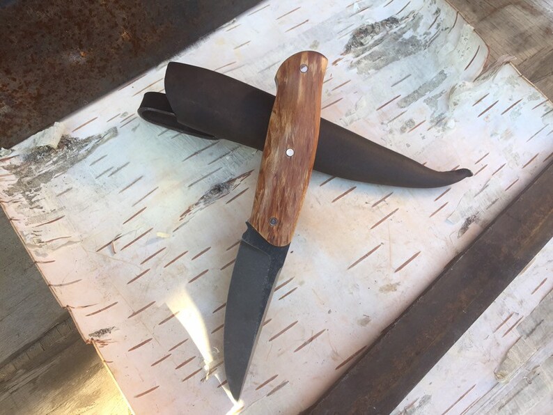 Scandinavian knife. Bushcraft. Etsy