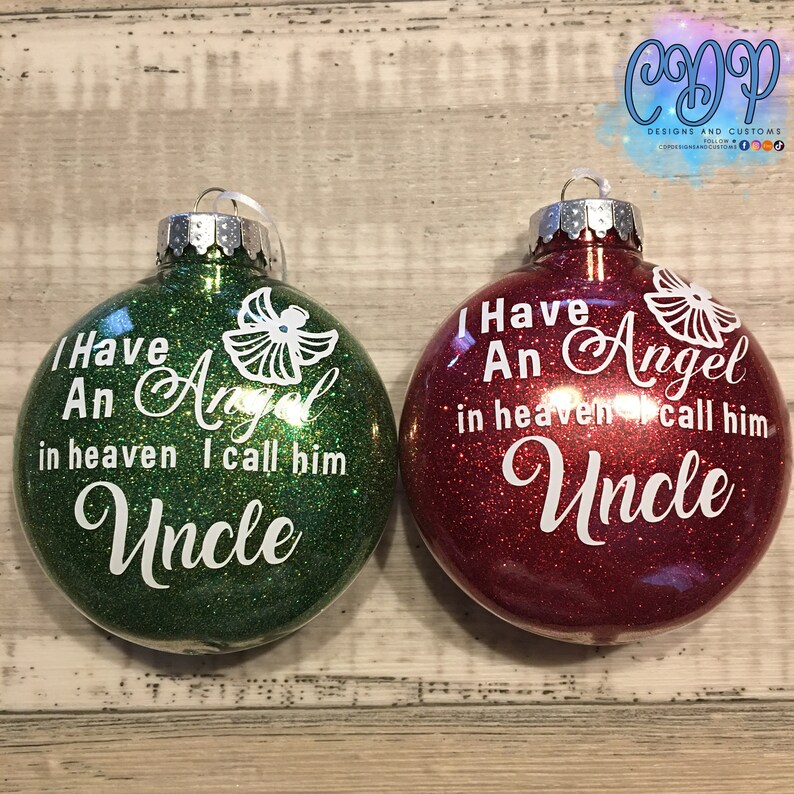 Angel in Heaven Ornaments Christmas Ornaments Personalized Ornaments