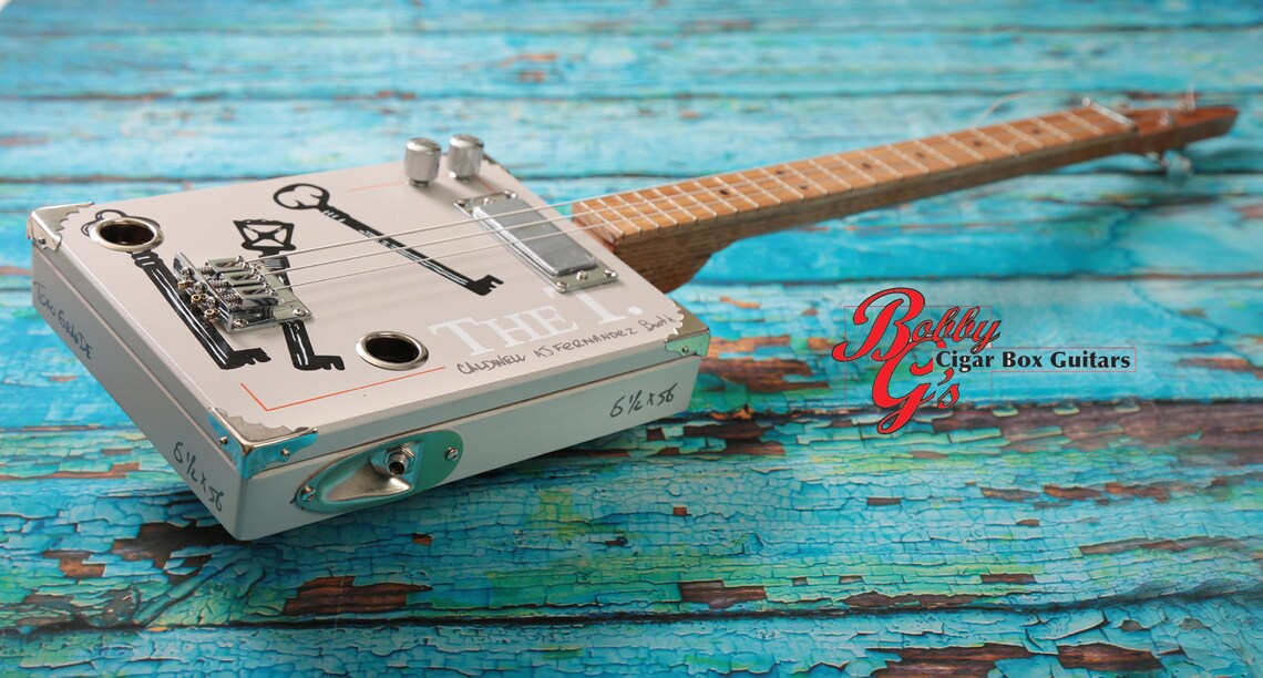 3 string Cigar box Electric Guitar Etsy