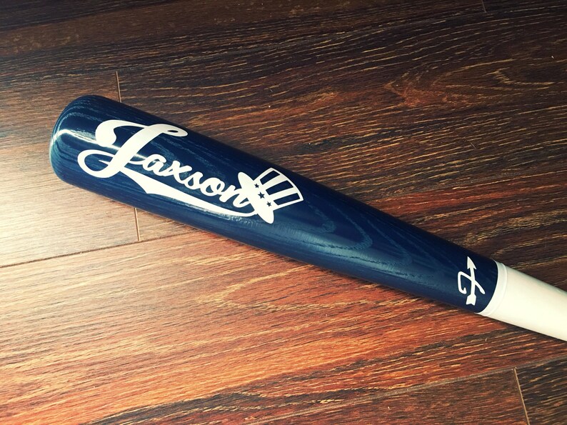 Custom turned baseball bats with name 23 weeks Etsy