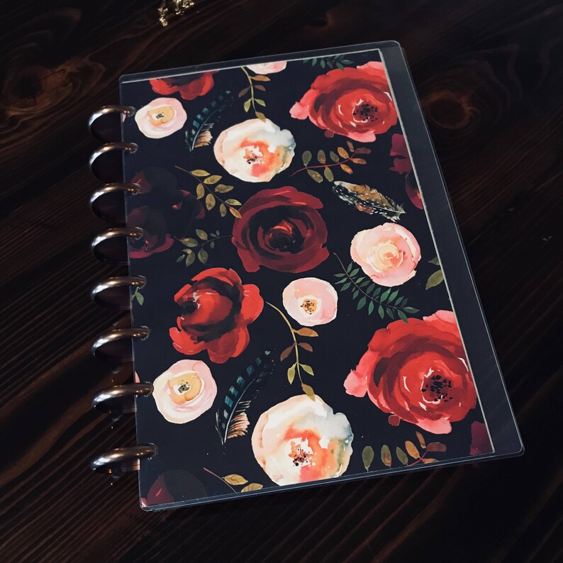 Crystal Clear Planner Cover DIY Planner COVER Printable Etsy