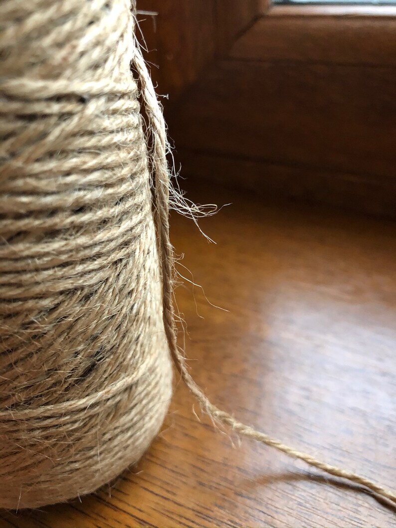 Jute Cord/ Bakers Twine 2mm Rope /cord X 5m Choose Your Etsy