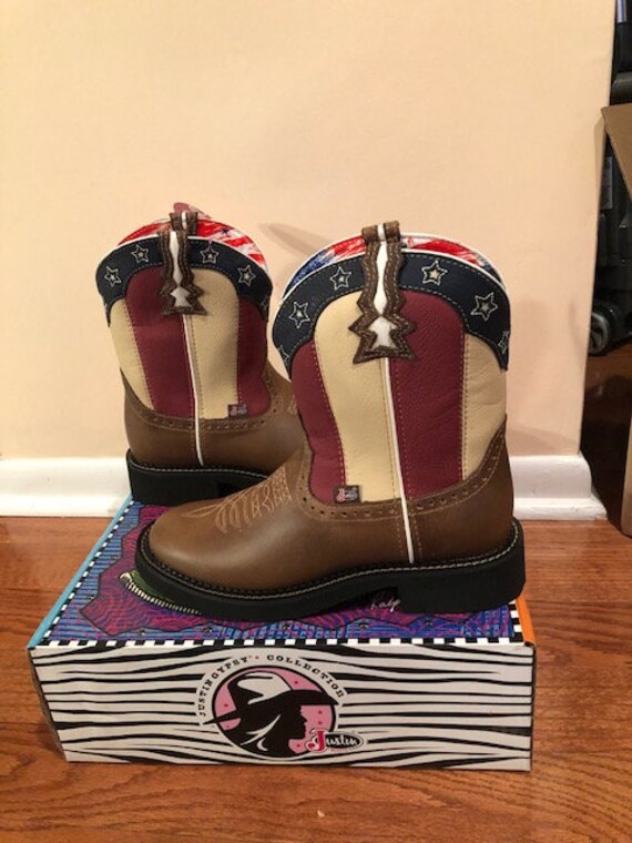 stars and stripes cowgirl boots