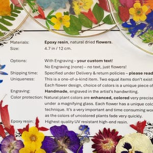 Unique Mothers Day Gift for Mom Flower Ornament - Personalized Birthday Gift for Her, Gift for Grandma, Gift for Mother, Gift for Granny image 8