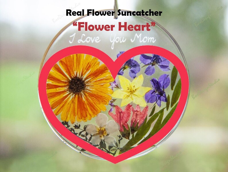 Unique Mothers Day Gift for Mom Flower Ornament - Personalized Birthday Gift for Her, Gift for Grandma, Gift for Mother, Gift for Granny image 2