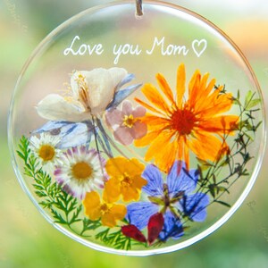 Unique Mothers Day Gift for Mom Flower Ornament - Personalized Birthday Gift for Her, Gift for Grandma, Gift for Mother, Gift for Granny image 10