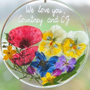 Unique Mothers Day Gift for Mom Flower Ornament - Personalized Birthday Gift for Her, Gift for Grandma, Gift for Mother, Gift for Granny image 4