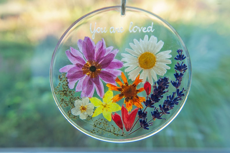 Unique Mothers Day Gift for Mom Flower Ornament - Personalized Birthday Gift for Her, Gift for Grandma, Gift for Mother, Gift for Granny image 6