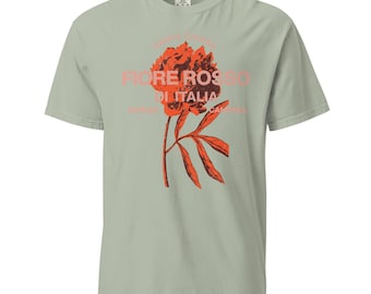 Koszulka Comfort Colors, Koszula z Kwiatami, Boho, Prezent Dla Niej, Estetyka Kwiatów, Koszulka z Grafiką Kwiatową, Koszula z Kwiatami, Koszulka z Kwiatami