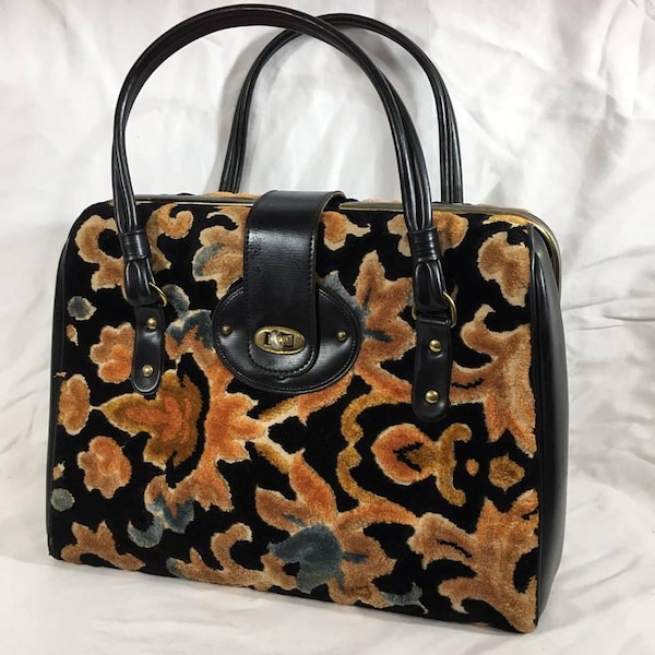 Vintage Carpet Bag Etsy