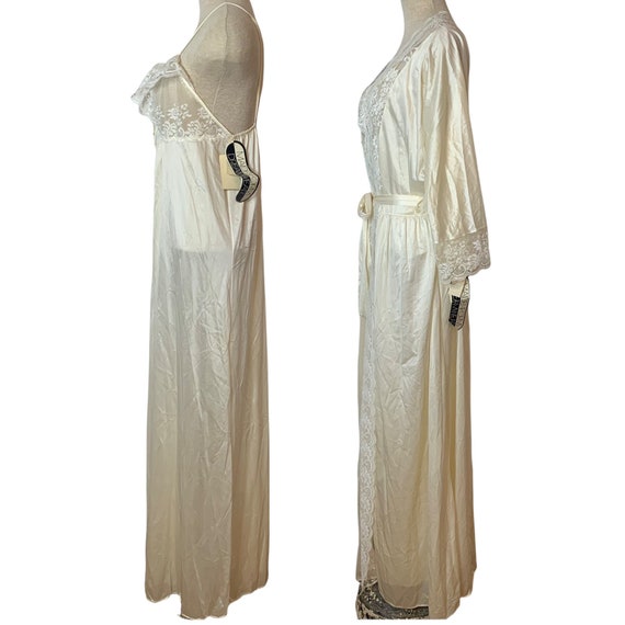 Vintage Maidenform Chantilly Dreamwear Ivory Satin an… - Gem