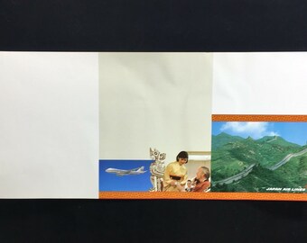 Japan Air Lines Stationery, JAL Travel, Uncut Japanese Stationery, Horizontal Posters, Great Wall, Japanese Culture, Japan Landscape