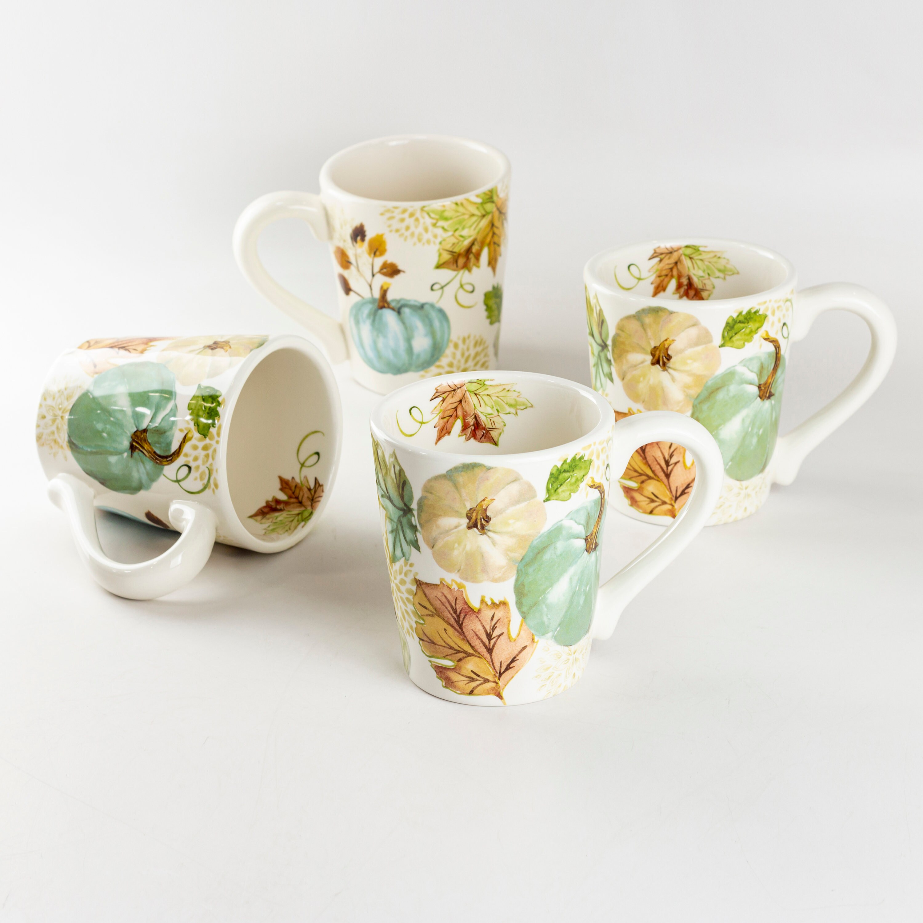 Potter's Studio Dostie Coffee Mug Set of 4 Fast Etsy