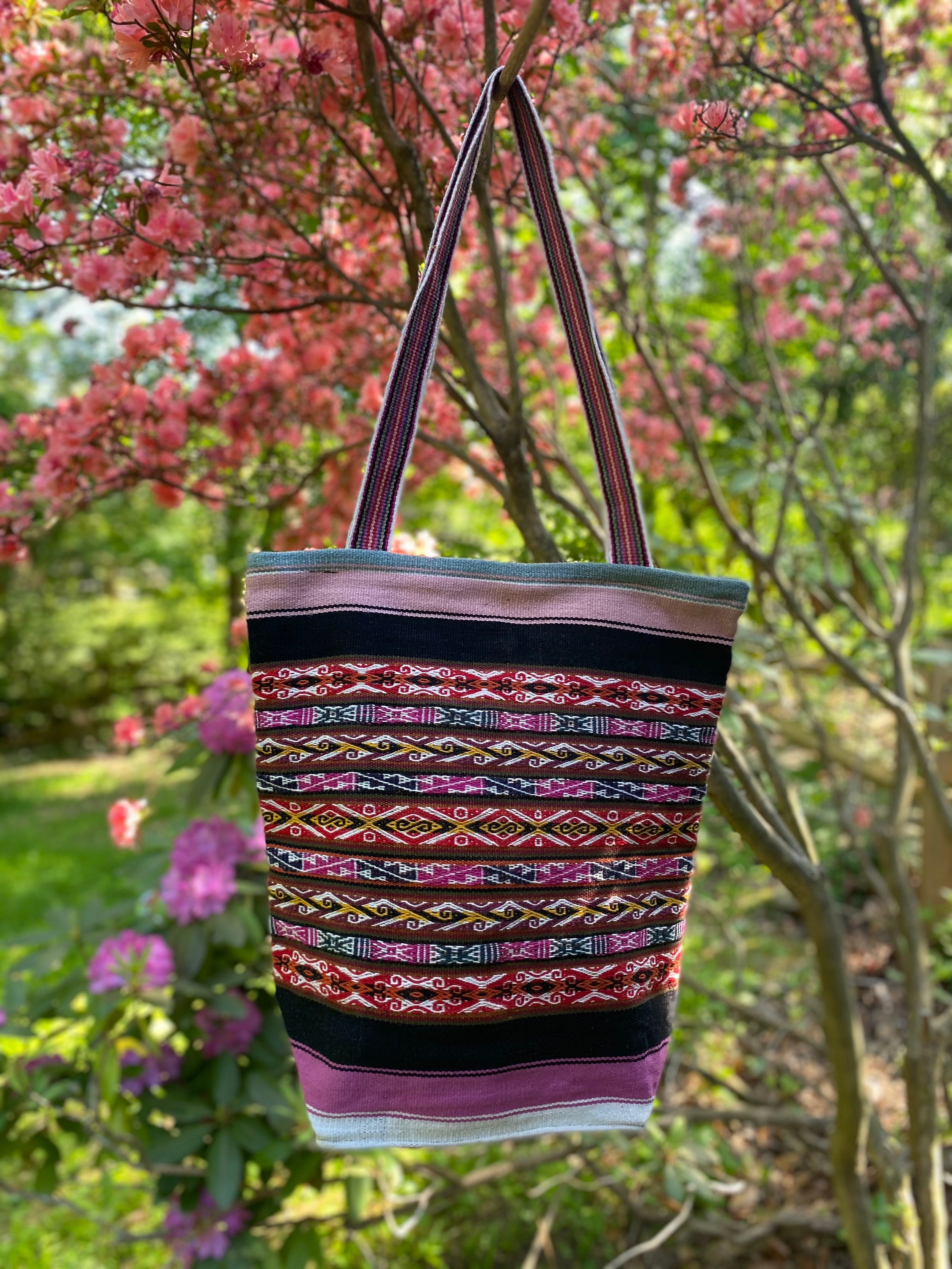 Various Patterns and Colors Peruvian Handmade Tote Bag Purse - Etsy